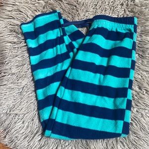Cat and Jack. Warm Fleece sweatpants. Teal and dark blue. Size M (8/10)